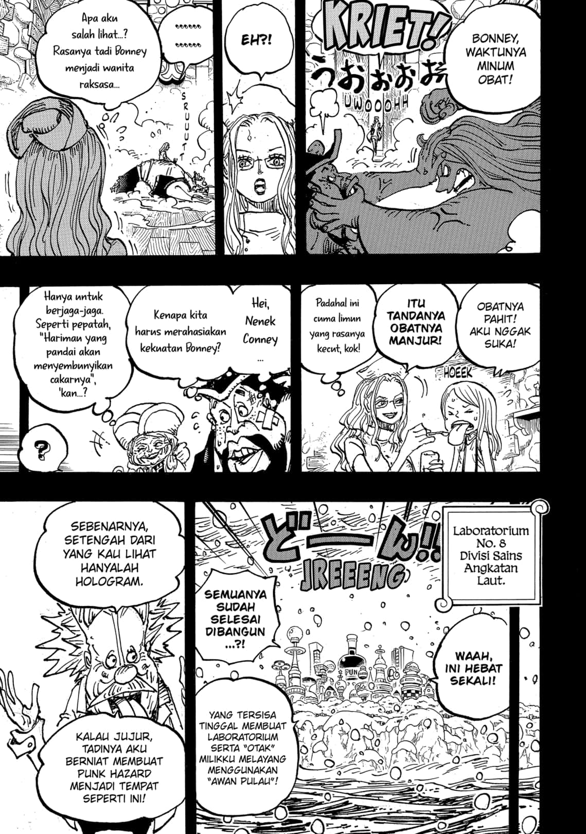 Baca manga komik One Piece Berwarna Bahasa Indonesia HD Chapter 1101